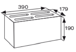 Wymiary pustak betonowy konstrukcyjny CJ BLOK PB AQ-17,9