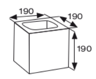 Wymiary pustak betonowy konstrukcyjny CJ BLOK PBK-19/19