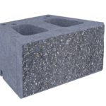 Pustak oporowy CJ BLOK PBO-25-P jednostronnie łupany prosto grafit