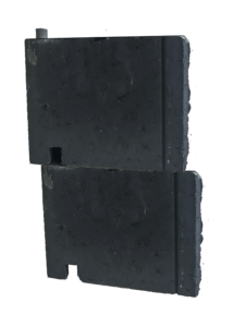 Mur oporowy PBO-25 z przesunięciem