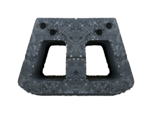 Pustak oporowy PBO-25-Ł łupany łukowo rzut z góry