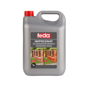 Impregnat do ogrodzeń betonowych Intensywny kolor Feda Onduline